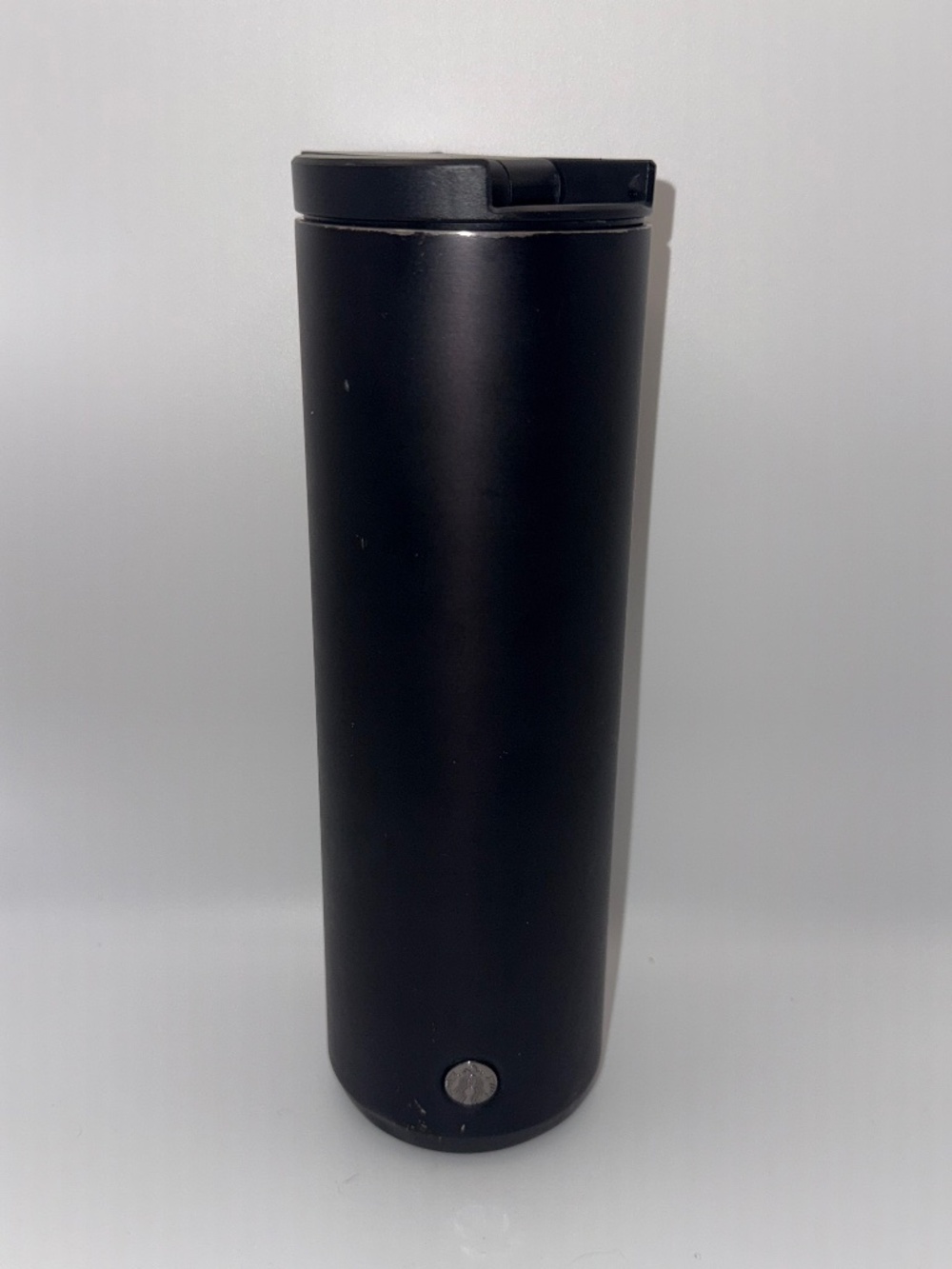 Starbucks 16 oz Black Siren Medallion Vacuum Insulated Tumbler Flip Lid